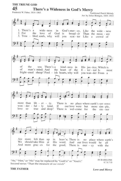 Hymns for a Pilgrim People: a congregational hymnal page 66