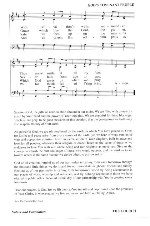 Hymns for a Pilgrim People: a congregational hymnal page 671