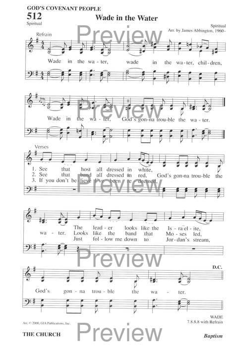 Hymns for a Pilgrim People: a congregational hymnal page 714