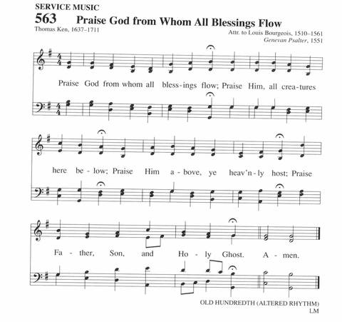 Hymns for a Pilgrim People: a congregational hymnal page 776