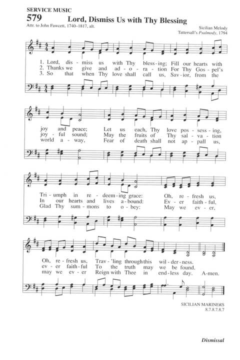 Hymns for a Pilgrim People: a congregational hymnal page 791