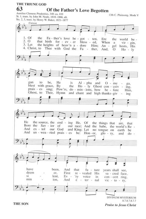 Hymns for a Pilgrim People: a congregational hymnal page 86