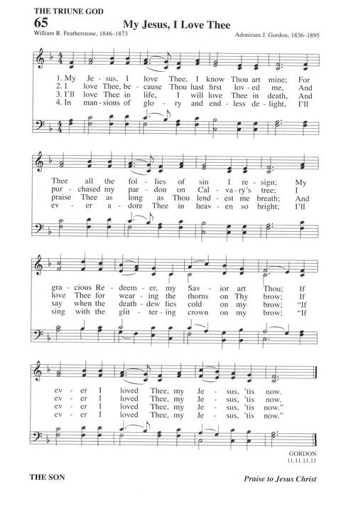 Hymns for a Pilgrim People: a congregational hymnal page 88