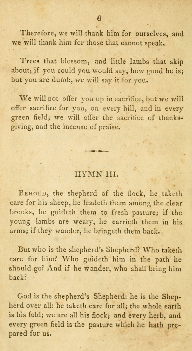 Hymns in prose, for the use . . . page 9