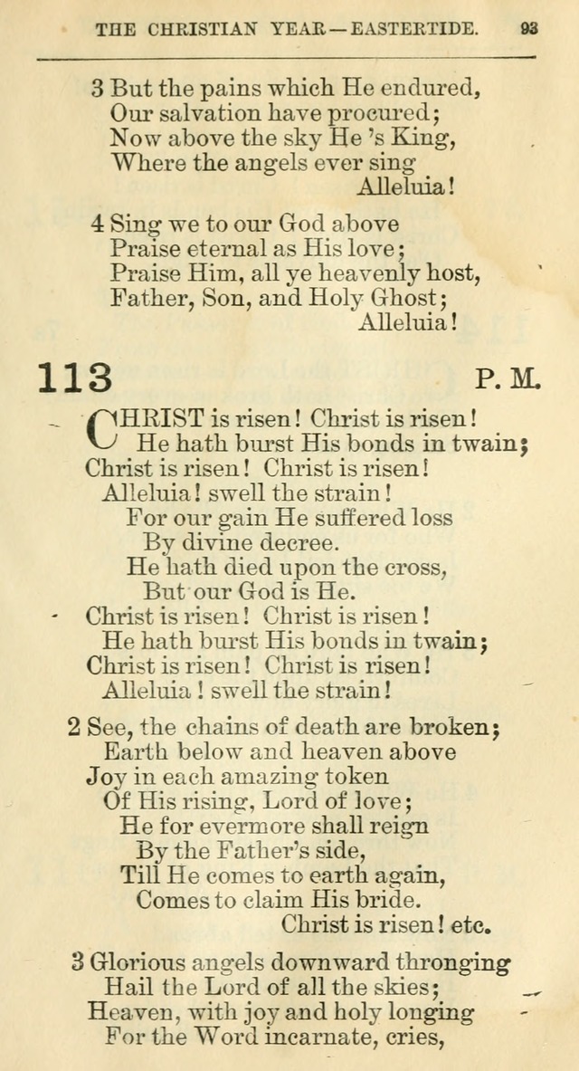 The Hymnal: revised and enlarged as adopted by the General Convention of the Protestant Episcopal Church in the United States of America in the year of our Lord 1892 page 110