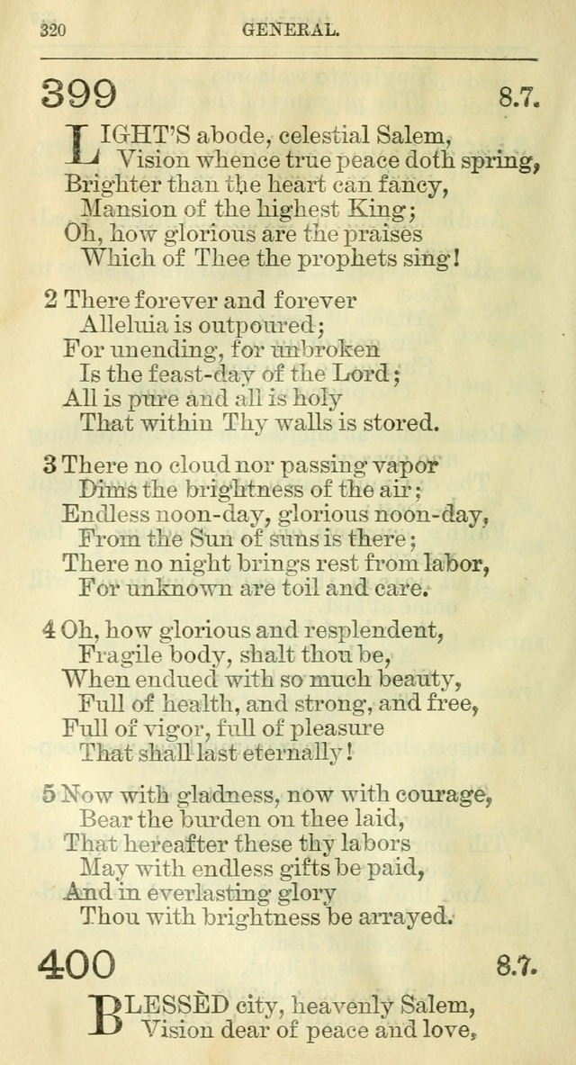 The Hymnal: revised and enlarged as adopted by the General Convention of the Protestant Episcopal Church in the United States of America in the year of our Lord 1892 page 339