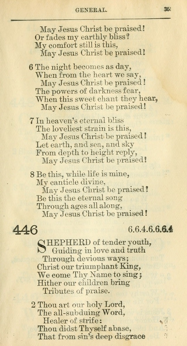 The Hymnal: revised and enlarged as adopted by the General Convention of the Protestant Episcopal Church in the United States of America in the year of our Lord 1892 page 372