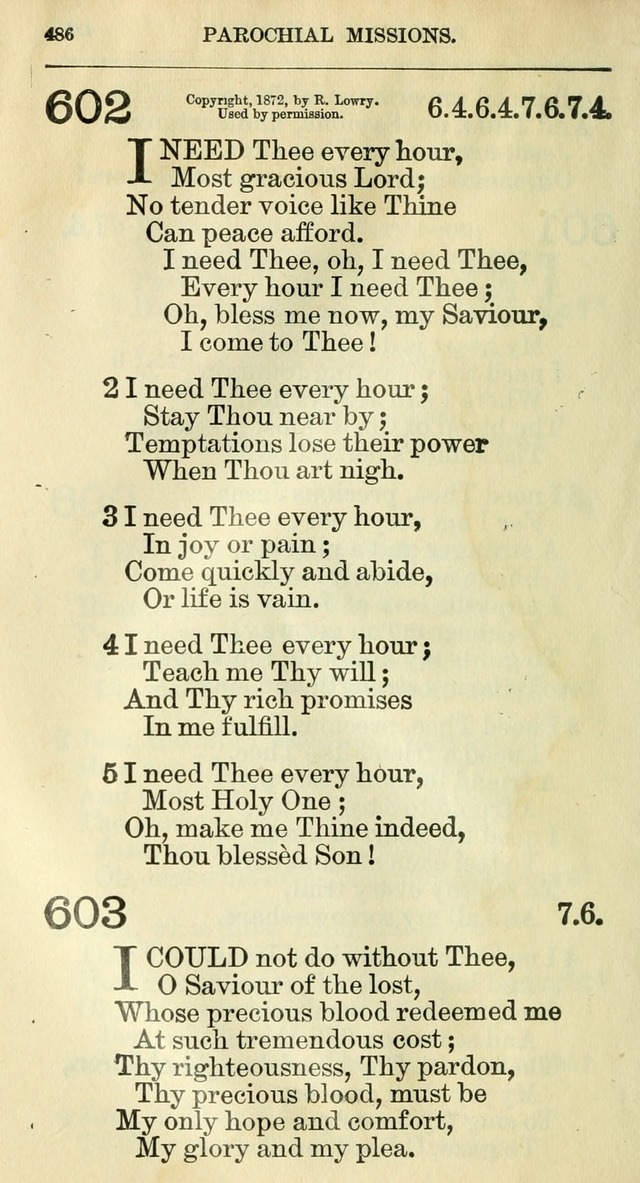 The Hymnal: revised and enlarged as adopted by the General Convention of the Protestant Episcopal Church in the United States of America in the year of our Lord 1892 page 505