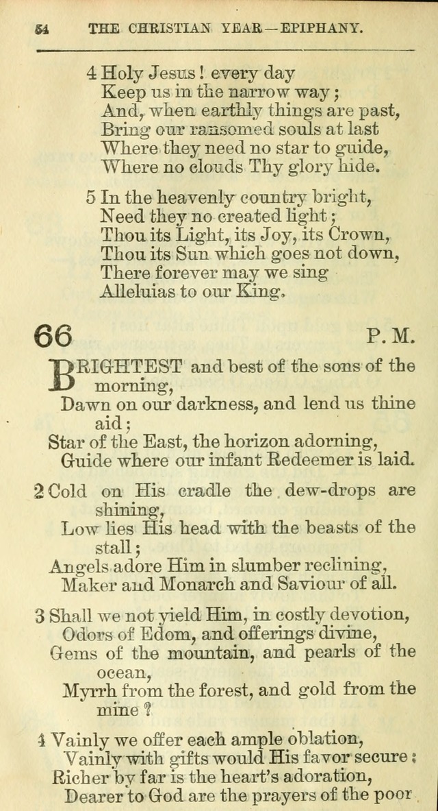 The Hymnal: revised and enlarged as adopted by the General Convention of the Protestant Episcopal Church in the United States of America in the year of our Lord 1892 page 71