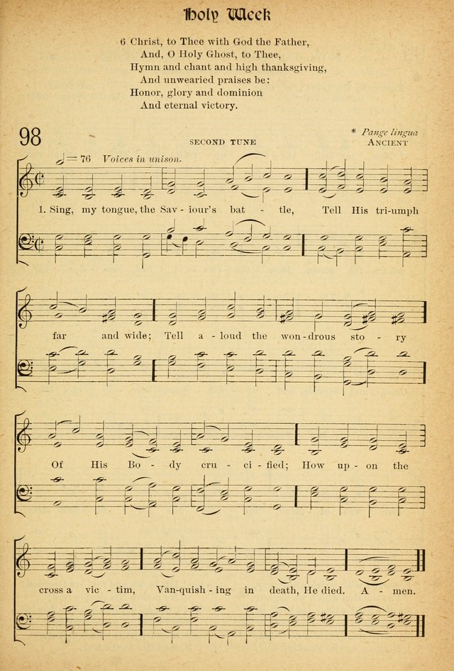 The Hymnal: revised and enlarged as adopted by the General Convention of the Protestant Episcopal Church in the United States of America in the of our Lord 1892..with music, as used in Trinity Church page 115