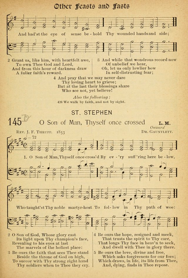 The Hymnal: revised and enlarged as adopted by the General Convention of the Protestant Episcopal Church in the United States of America in the of our Lord 1892..with music, as used in Trinity Church page 169