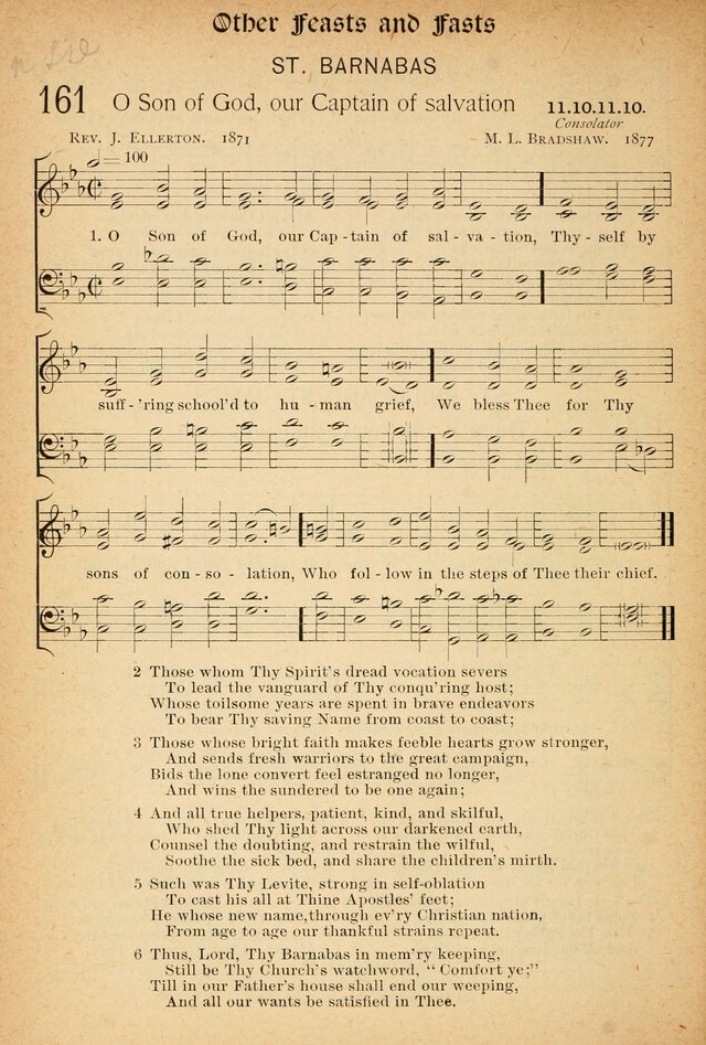 The Hymnal: revised and enlarged as adopted by the General Convention of the Protestant Episcopal Church in the United States of America in the of our Lord 1892..with music, as used in Trinity Church page 182