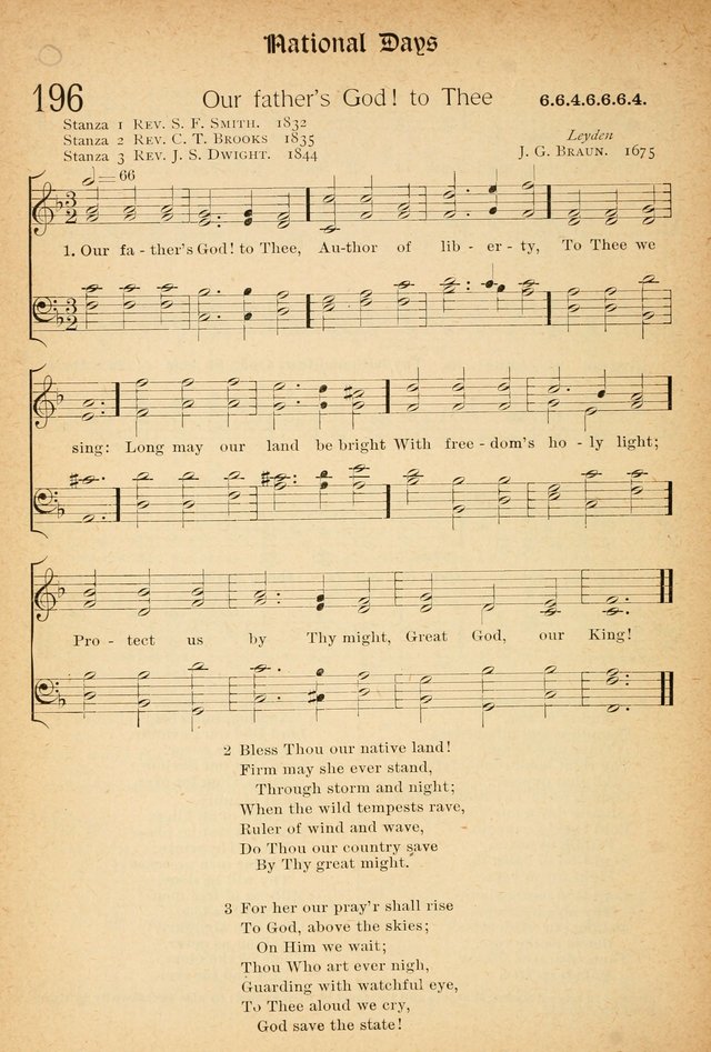 The Hymnal: revised and enlarged as adopted by the General Convention of the Protestant Episcopal Church in the United States of America in the of our Lord 1892..with music, as used in Trinity Church page 224