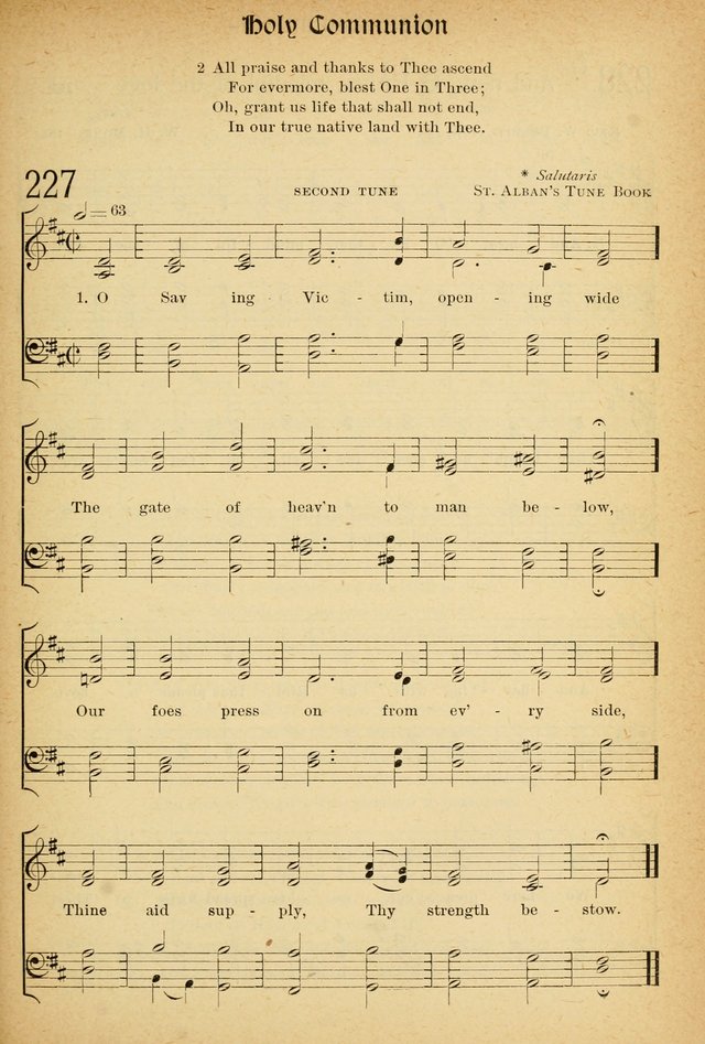 The Hymnal: revised and enlarged as adopted by the General Convention of the Protestant Episcopal Church in the United States of America in the of our Lord 1892..with music, as used in Trinity Church page 259
