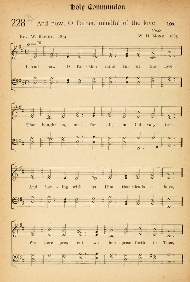 The Hymnal: revised and enlarged as adopted by the General Convention of the Protestant Episcopal Church in the United States of America in the of our Lord 1892..with music, as used in Trinity Church page 260