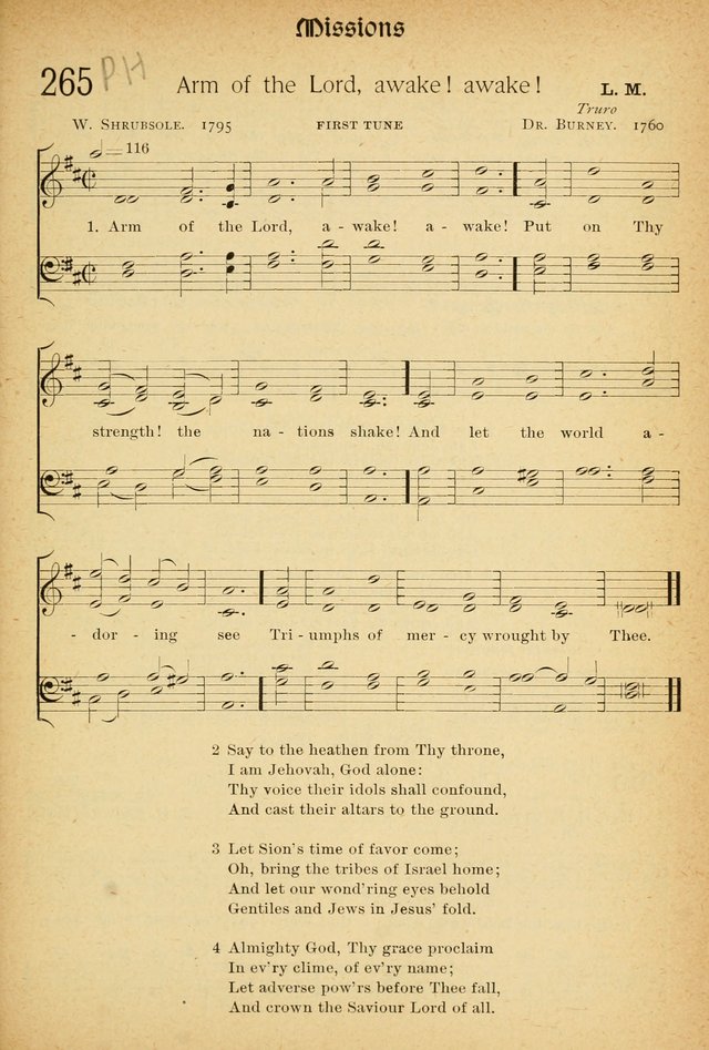 The Hymnal: revised and enlarged as adopted by the General Convention of the Protestant Episcopal Church in the United States of America in the of our Lord 1892..with music, as used in Trinity Church page 303