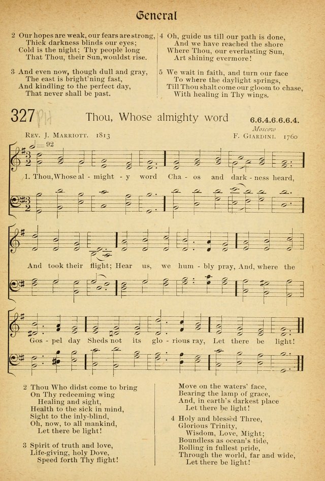The Hymnal: revised and enlarged as adopted by the General Convention of the Protestant Episcopal Church in the United States of America in the of our Lord 1892..with music, as used in Trinity Church page 369