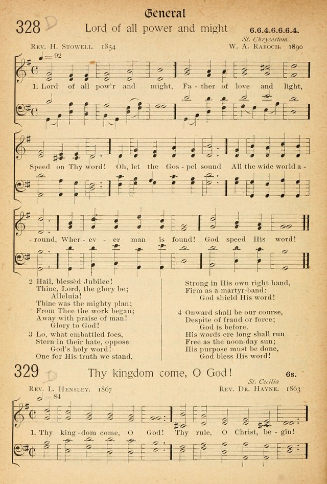 The Hymnal: revised and enlarged as adopted by the General Convention of the Protestant Episcopal Church in the United States of America in the of our Lord 1892..with music, as used in Trinity Church page 370