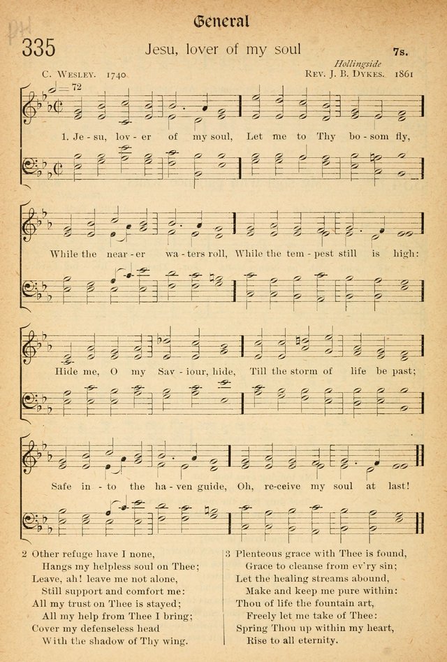 The Hymnal: revised and enlarged as adopted by the General Convention of the Protestant Episcopal Church in the United States of America in the of our Lord 1892..with music, as used in Trinity Church page 374