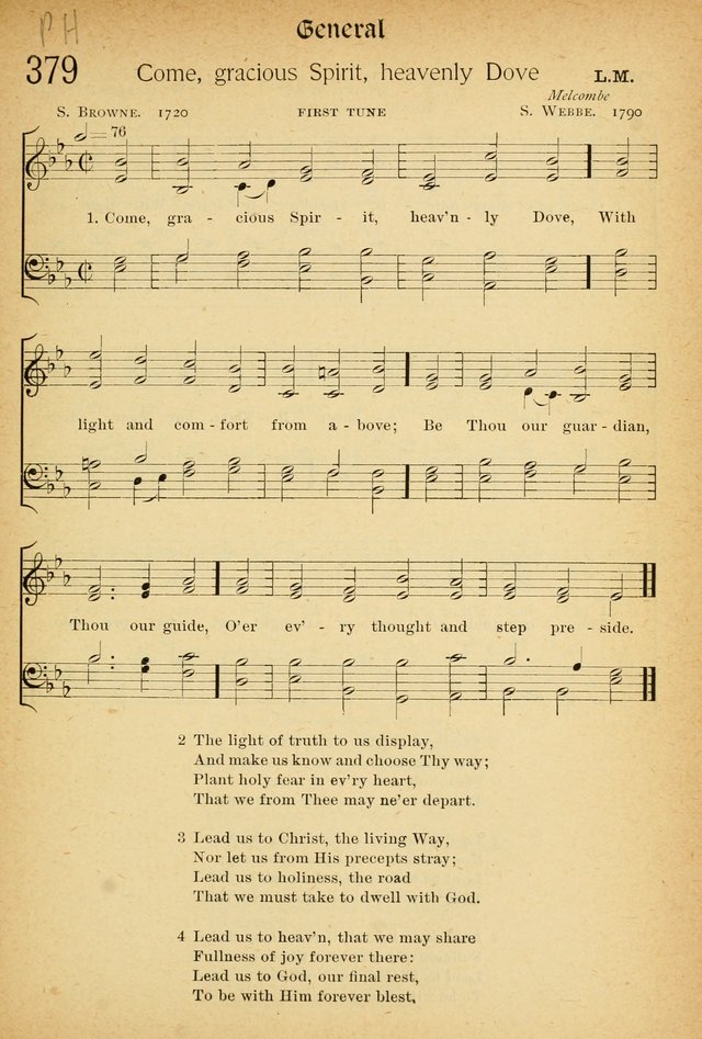The Hymnal: revised and enlarged as adopted by the General Convention of the Protestant Episcopal Church in the United States of America in the of our Lord 1892..with music, as used in Trinity Church page 421