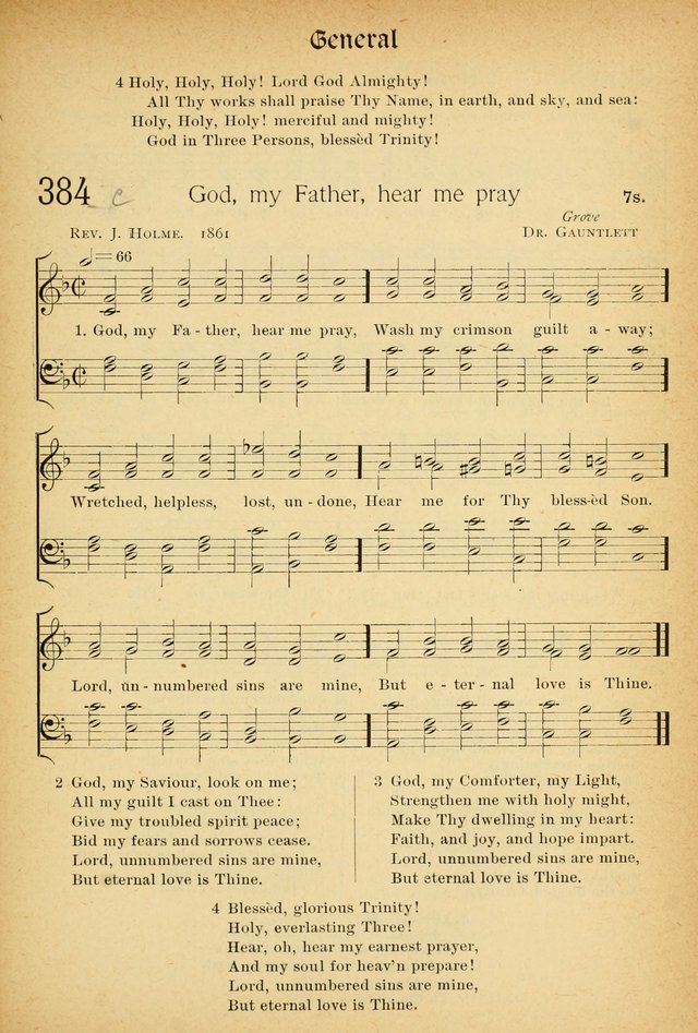 The Hymnal: revised and enlarged as adopted by the General Convention of the Protestant Episcopal Church in the United States of America in the of our Lord 1892..with music, as used in Trinity Church page 427