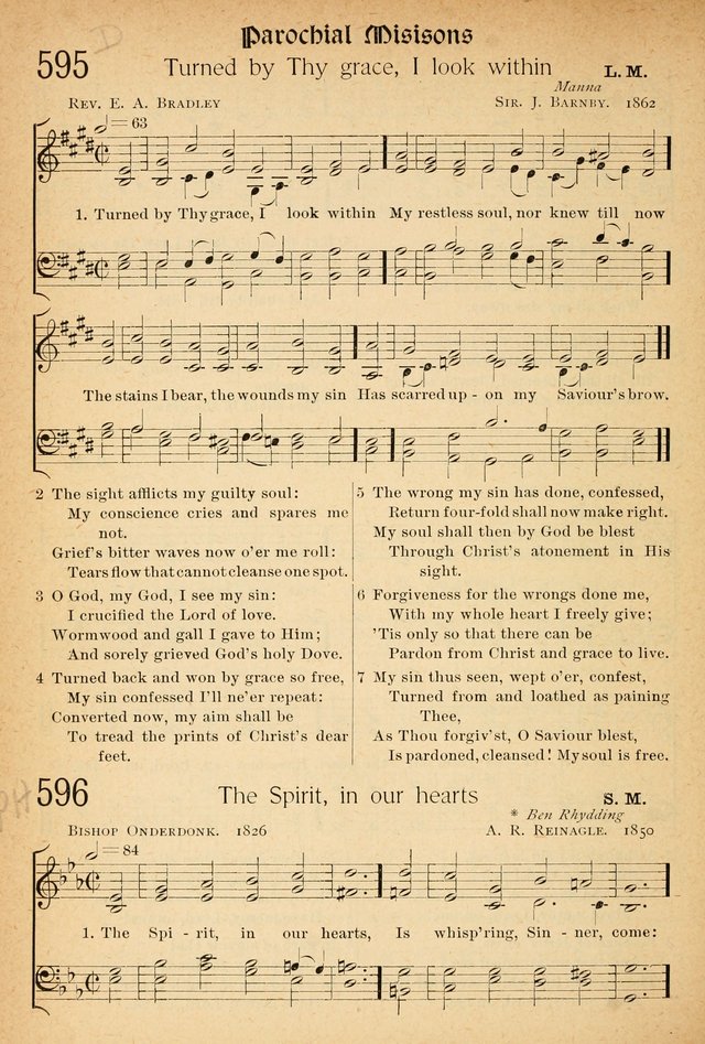 The Hymnal: revised and enlarged as adopted by the General Convention of the Protestant Episcopal Church in the United States of America in the of our Lord 1892..with music, as used in Trinity Church page 658