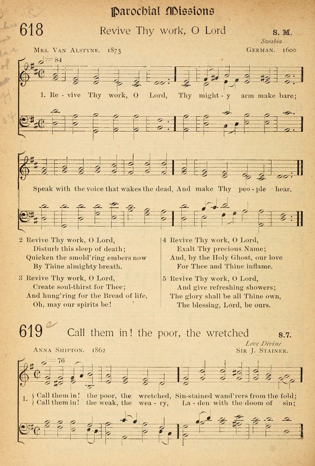 The Hymnal: revised and enlarged as adopted by the General Convention of the Protestant Episcopal Church in the United States of America in the of our Lord 1892..with music, as used in Trinity Church page 680