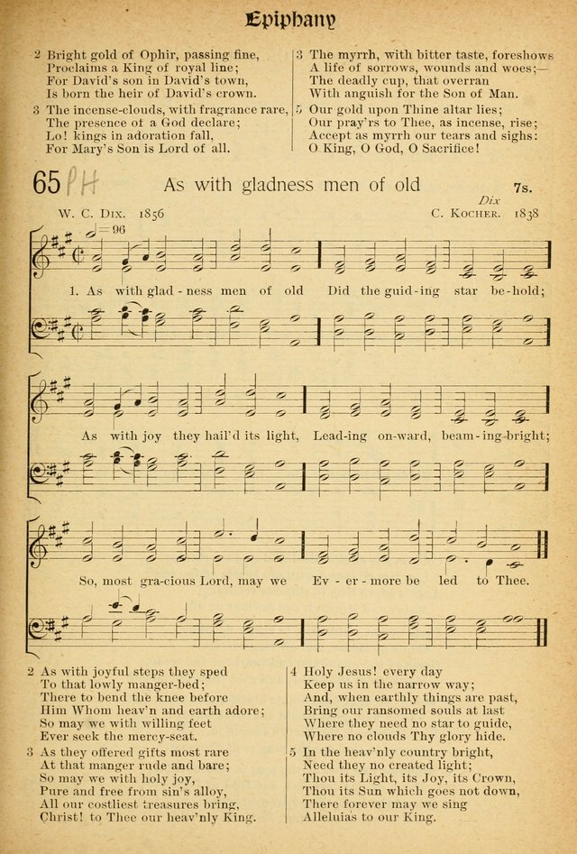 The Hymnal: revised and enlarged as adopted by the General Convention of the Protestant Episcopal Church in the United States of America in the of our Lord 1892..with music, as used in Trinity Church page 79