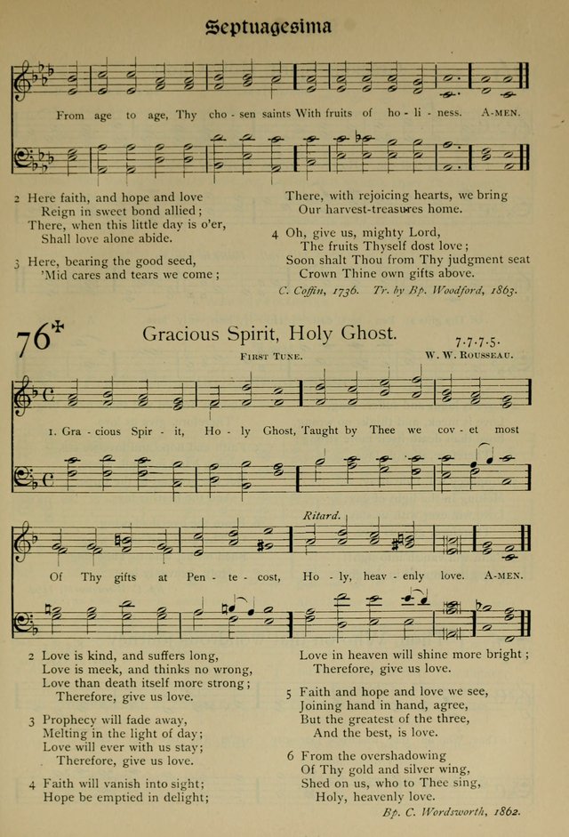 The Hymnal, Revised and Enlarged, as adopted by the General Convention of the Protestant Episcopal Church in the United States of America in the year of our Lord 1892 page 104