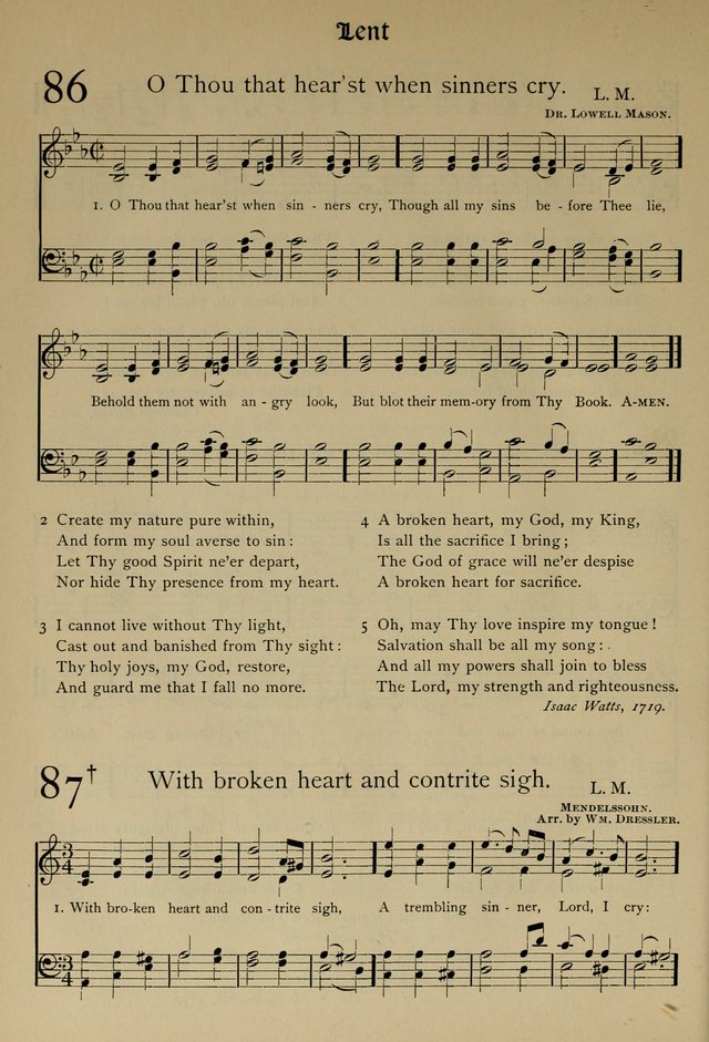 The Hymnal, Revised and Enlarged, as adopted by the General Convention of the Protestant Episcopal Church in the United States of America in the year of our Lord 1892 page 115