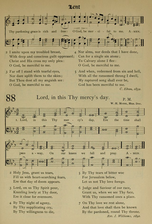 The Hymnal, Revised and Enlarged, as adopted by the General Convention of the Protestant Episcopal Church in the United States of America in the year of our Lord 1892 page 116