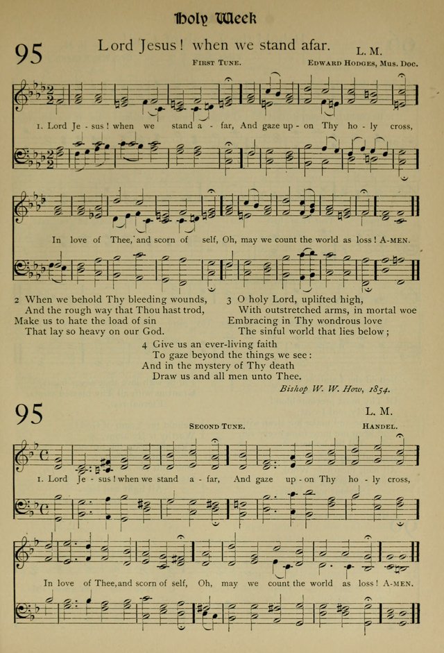 The Hymnal, Revised and Enlarged, as adopted by the General Convention of the Protestant Episcopal Church in the United States of America in the year of our Lord 1892 page 124