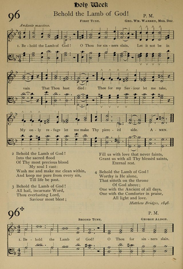 The Hymnal, Revised and Enlarged, as adopted by the General Convention of the Protestant Episcopal Church in the United States of America in the year of our Lord 1892 page 125