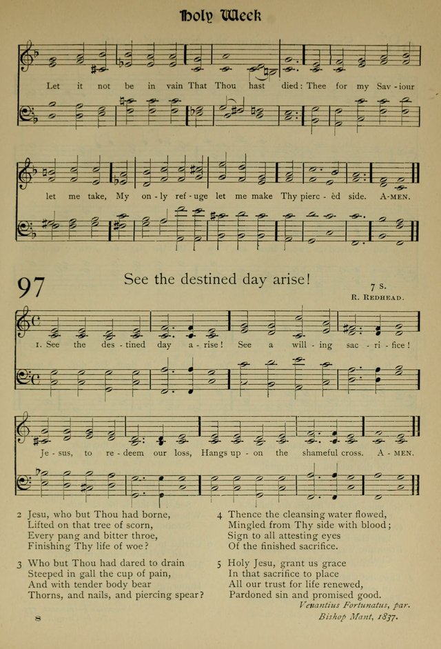 The Hymnal, Revised and Enlarged, as adopted by the General Convention of the Protestant Episcopal Church in the United States of America in the year of our Lord 1892 page 126