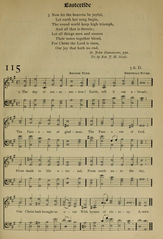 The Hymnal, Revised and Enlarged, as adopted by the General Convention of the Protestant Episcopal Church in the United States of America in the year of our Lord 1892 page 154