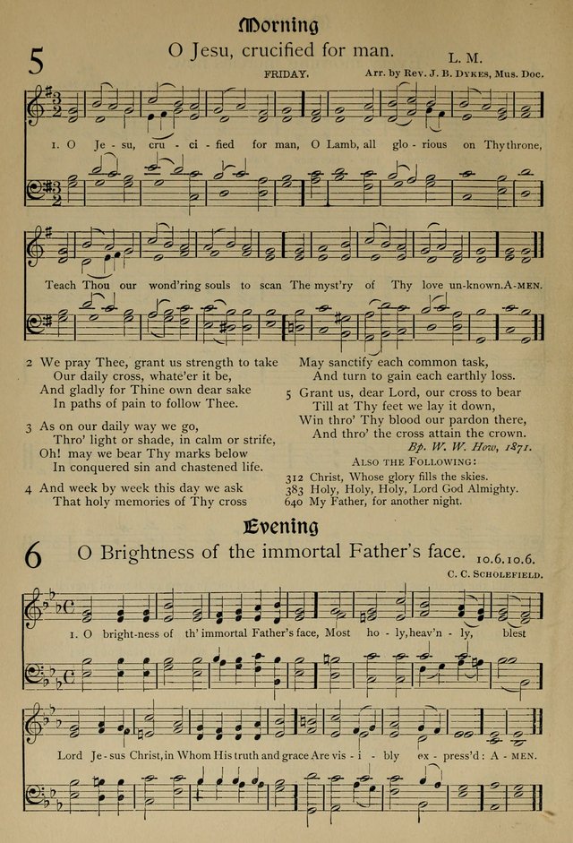 The Hymnal, Revised and Enlarged, as adopted by the General Convention of the Protestant Episcopal Church in the United States of America in the year of our Lord 1892 page 19