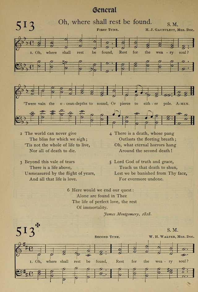 The Hymnal, Revised and Enlarged, as adopted by the General Convention of the Protestant Episcopal Church in the United States of America in the year of our Lord 1892 page 591