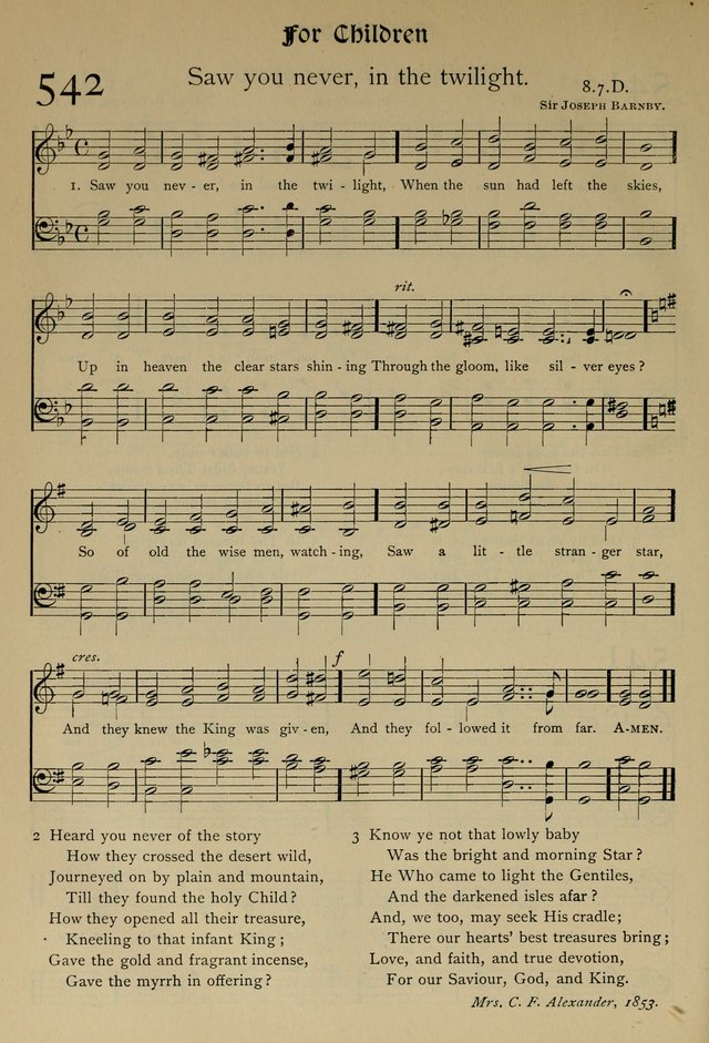 The Hymnal, Revised and Enlarged, as adopted by the General Convention of the Protestant Episcopal Church in the United States of America in the year of our Lord 1892 page 645