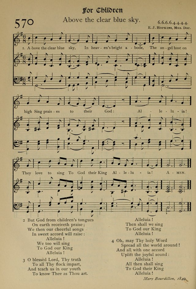 The Hymnal, Revised and Enlarged, as adopted by the General Convention of the Protestant Episcopal Church in the United States of America in the year of our Lord 1892 page 673
