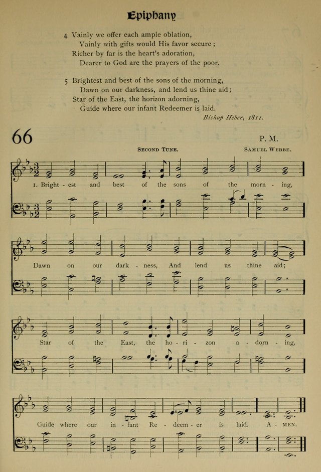 The Hymnal, Revised and Enlarged, as adopted by the General Convention of the Protestant Episcopal Church in the United States of America in the year of our Lord 1892 page 96