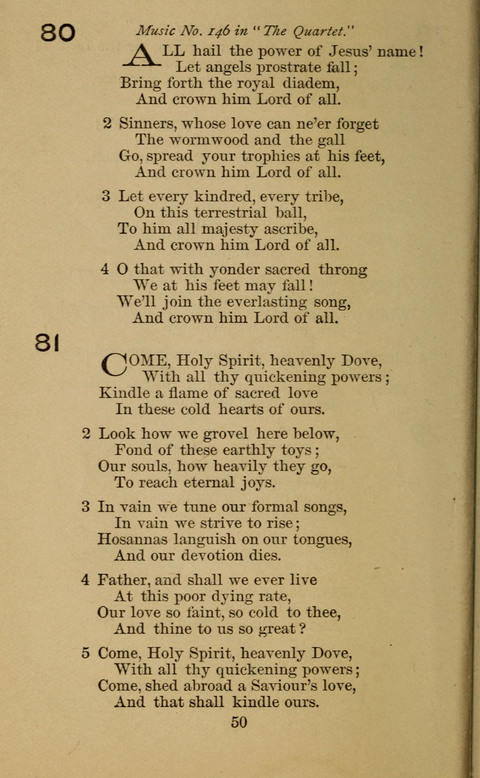 Heavenly Recruit Praise Hymns page 50