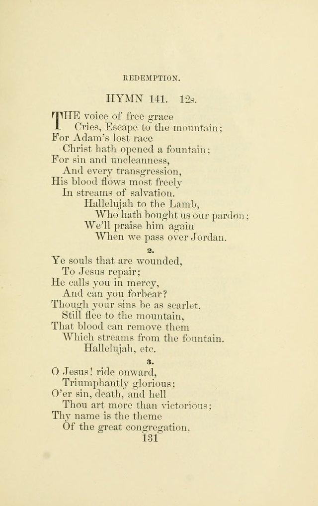 Hymns Recommended for use in the Reformed Episcopal Church page 138