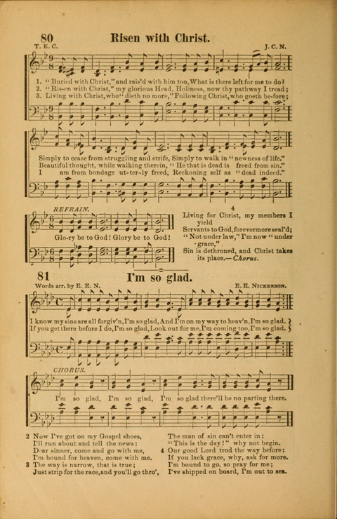 Highway Songs: for Gospel meetings, camp meetings, family worship, Sabbath schools, little soldiers page 54