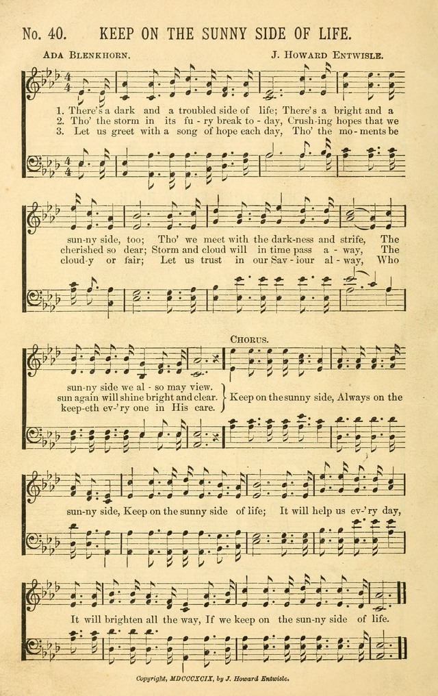 Heavenly Sunlight: containing gems of song for Sunday schools, young people