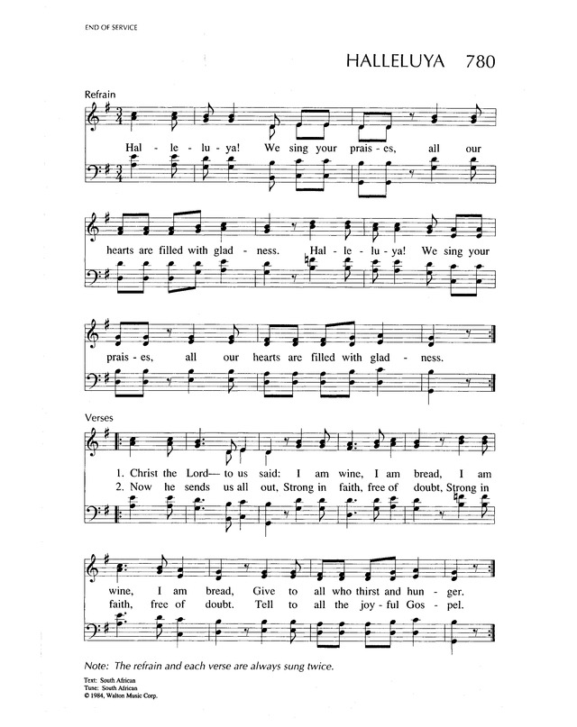 Hymnal Supplement 1991 page 139