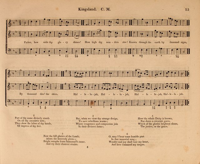 Harmonia Sacra: a Compilation of Psalm and Hymn Tunes [from the most celebrated European masters] page 13