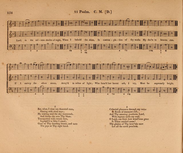 Harmonia Sacra: a Compilation of Psalm and Hymn Tunes [from the most celebrated European masters] page 154