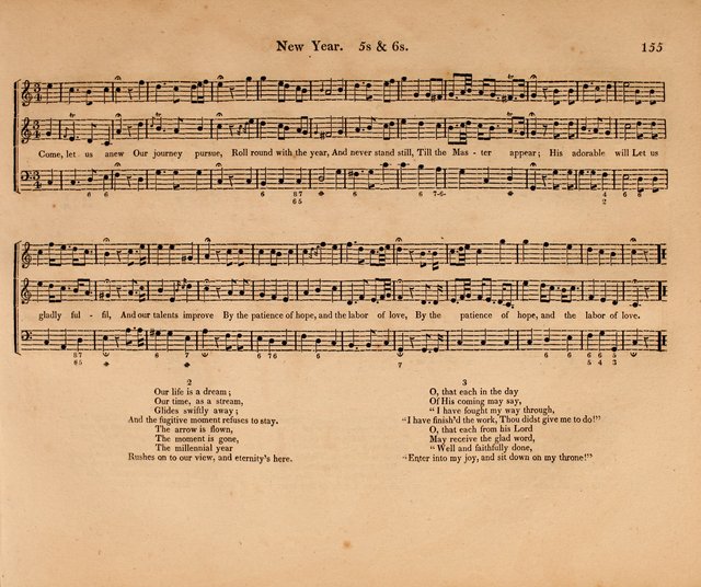 Harmonia Sacra: a Compilation of Psalm and Hymn Tunes [from the most celebrated European masters] page 155