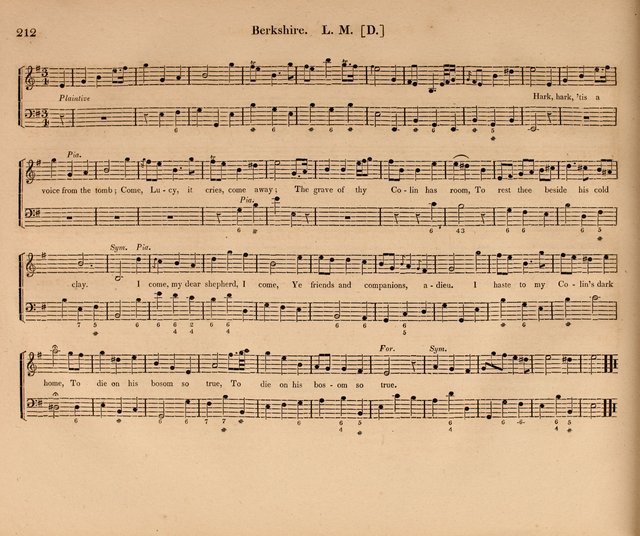 Harmonia Sacra: a Compilation of Psalm and Hymn Tunes [from the most celebrated European masters] page 212