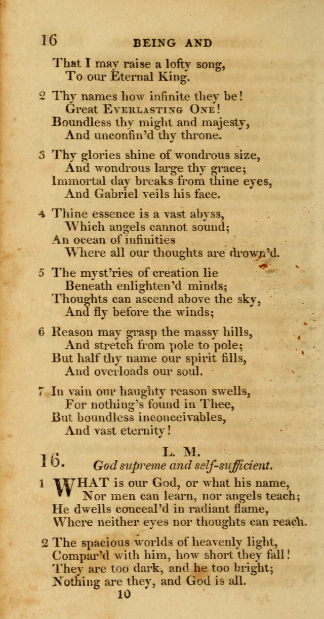 Hymns, Selected and Original: for public and private worship (1st ed.) page 10